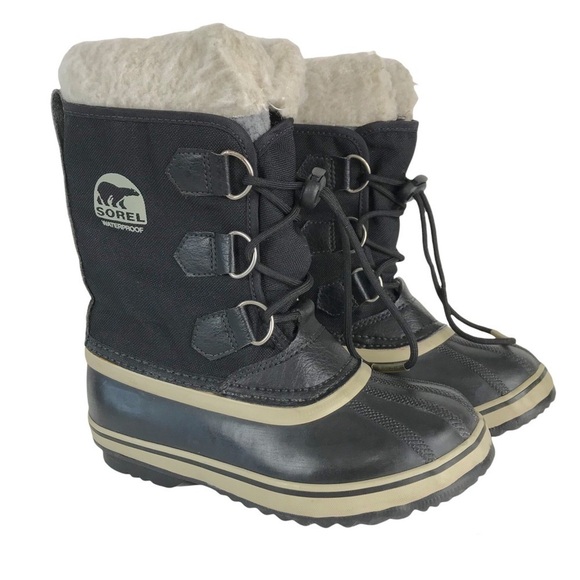 SOREL Yoot Pac Nylon Insulated Waterproof Winter Snow & Rain Boot SIZE 2 - Picture 1 of 14